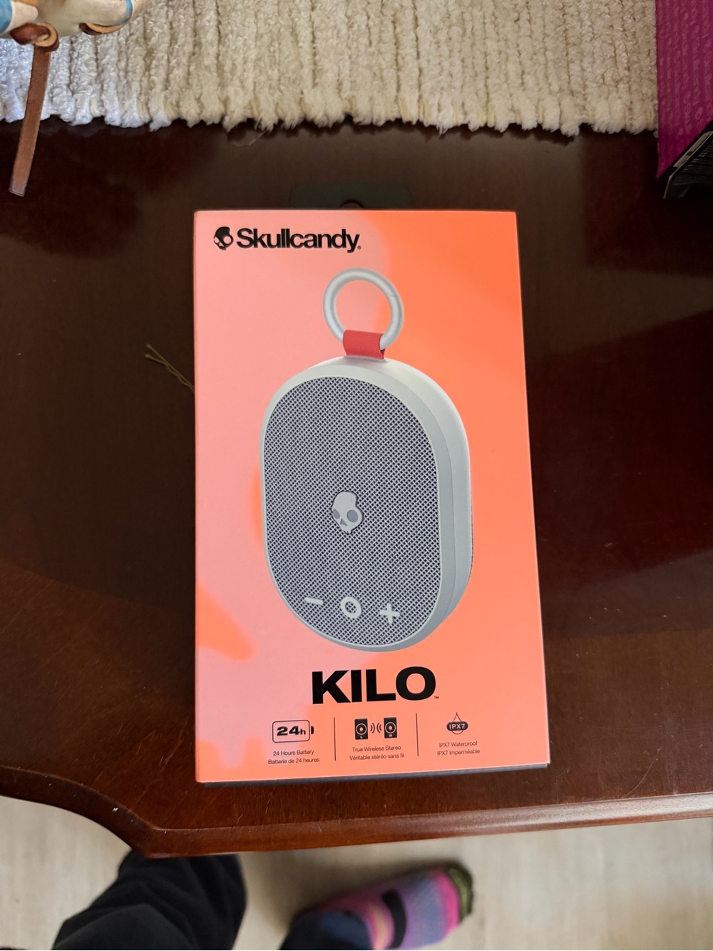Skullcandy Kilo Portable Bluetooth Speaker - Coral/White brand new